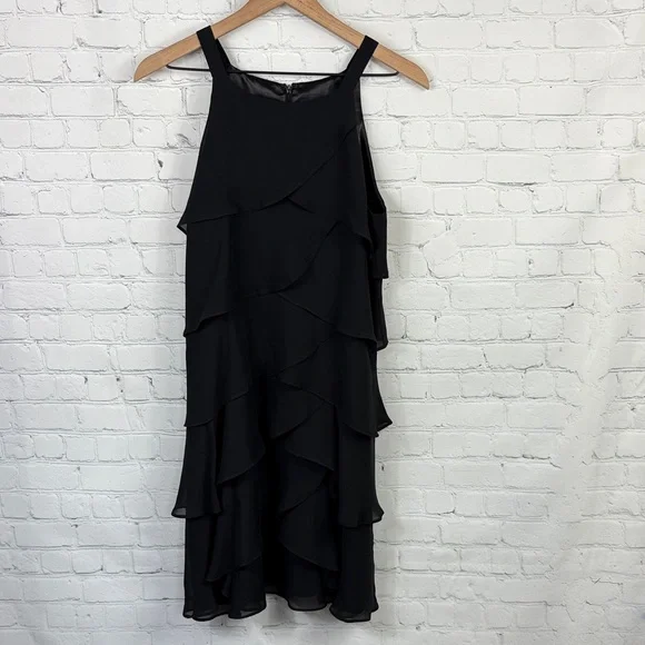 sachin and babi light blue dress White House Black Market | Dresses | White House Black Market Tiered  Chiffon Black Sleeveless Ruffle Layer Dress Sz